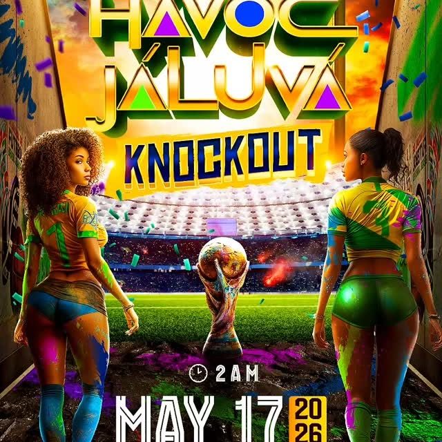 Event poster for Havoc Jaluva: Knockout (J’ouvert Experience)