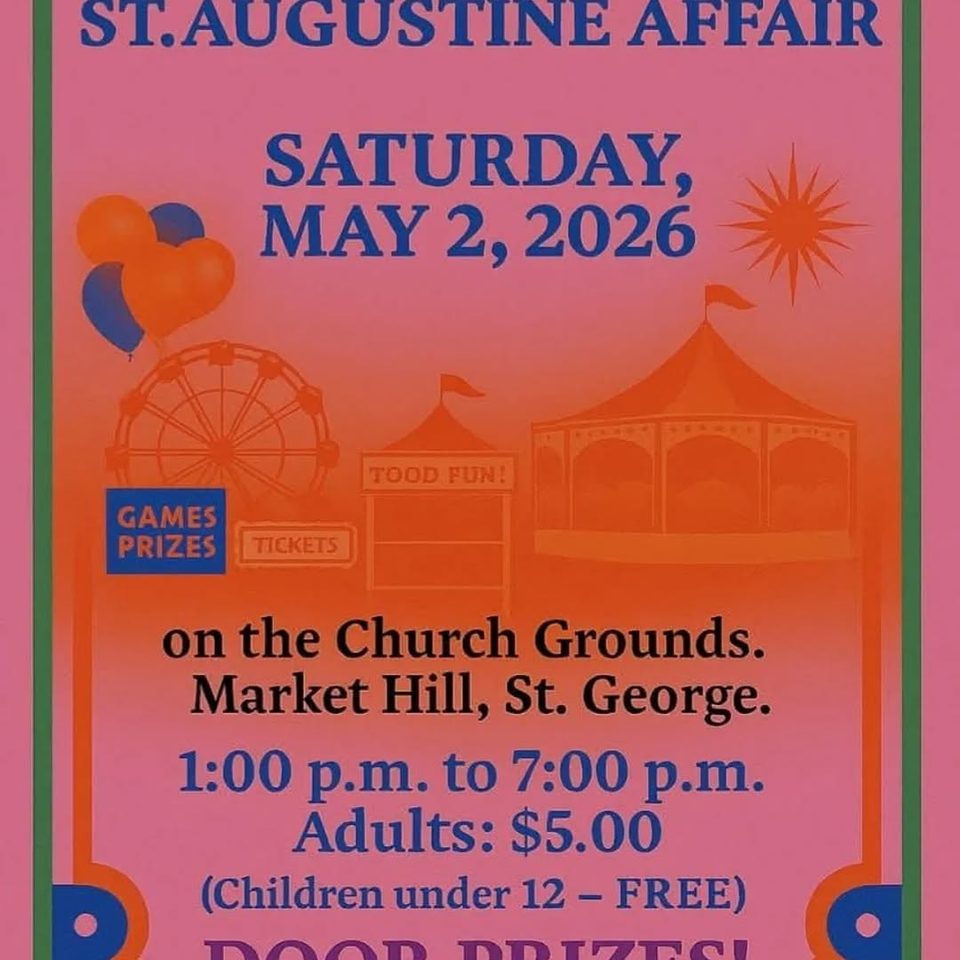 Event poster for St. Augustine Affair (Fundraiser/Fair)