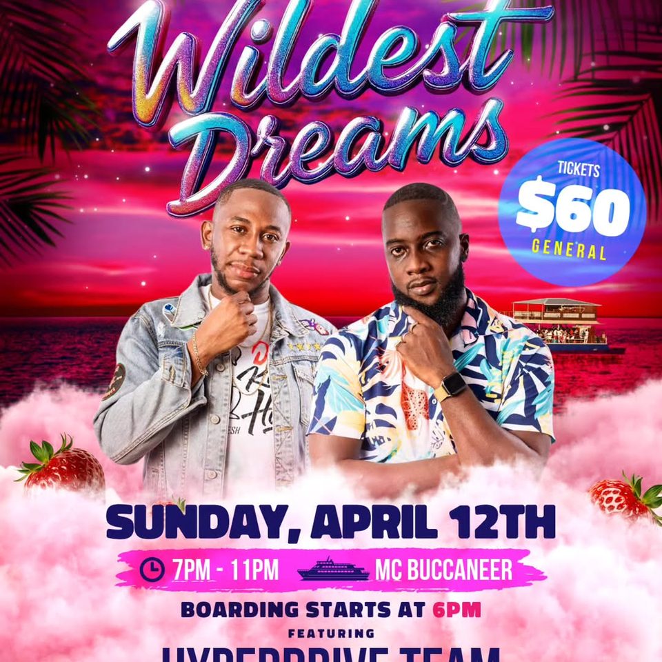 Event poster for Wildest Dreams (Sunday, April 12th) – MC Buccaneer Boat Ride