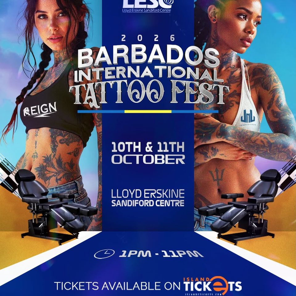 Event poster for Barbados International Tattoo Fest 2026